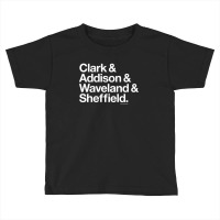 Clark & Addison & Waveland & Sheffield Chicago Toddler T-shirt | Artistshot