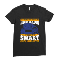 Ham Radio Operator Amateur Hams Gift Ladies Fitted T-shirt | Artistshot