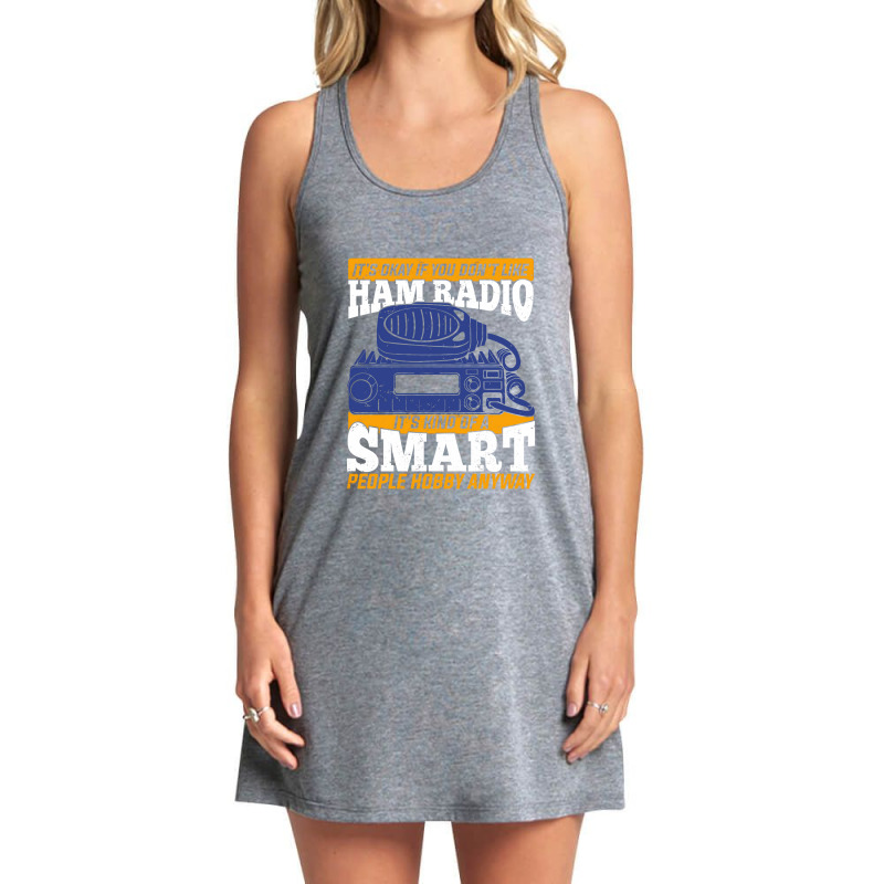 Ham Radio Operator Amateur Hams Gift Tank Dress by ClarityDade | Artistshot