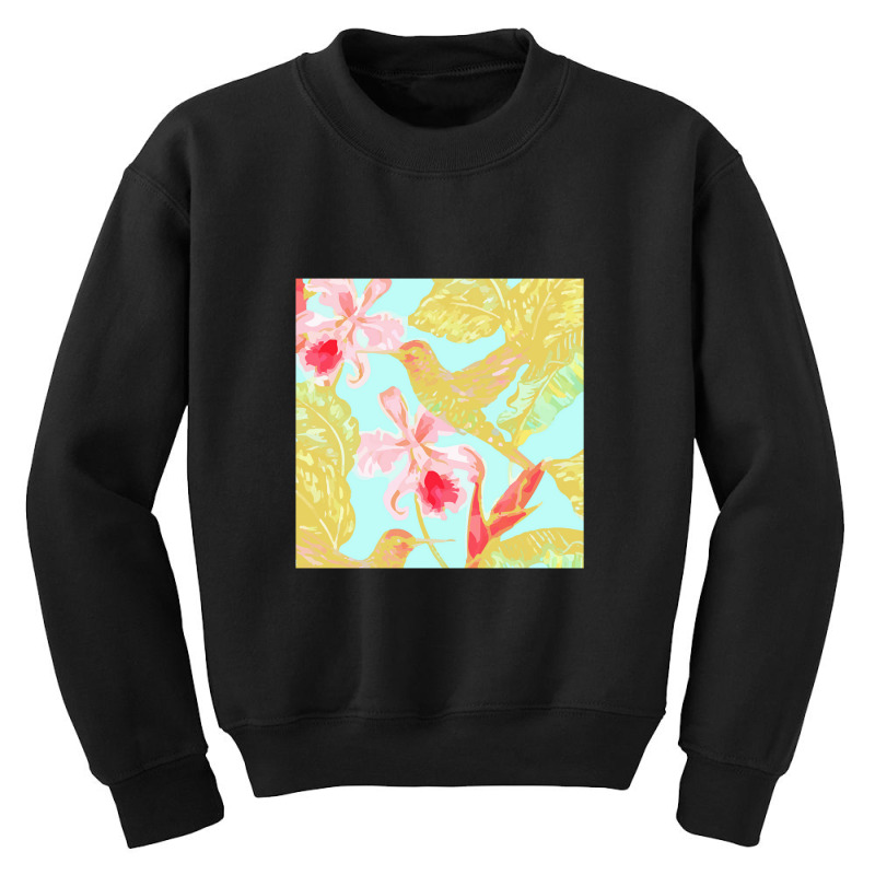 Tropical  Tropical Fascinating Unfold Youth Sweatshirt by abadiva | Artistshot