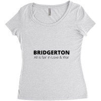 All Is Fair In Love And War Bridgerton Women's Triblend Scoop T-shirt | Artistshot