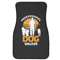 Professional Dog Walker Pet Sitter Gift Front Car Mat | Artistshot