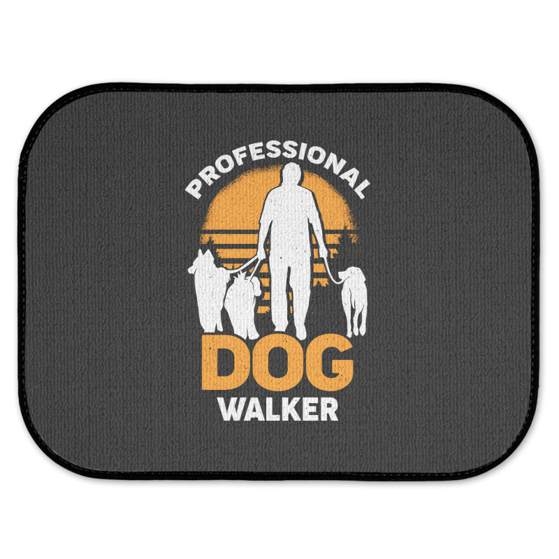 Professional Dog Walker Pet Sitter Gift Rear Car Mat | Artistshot