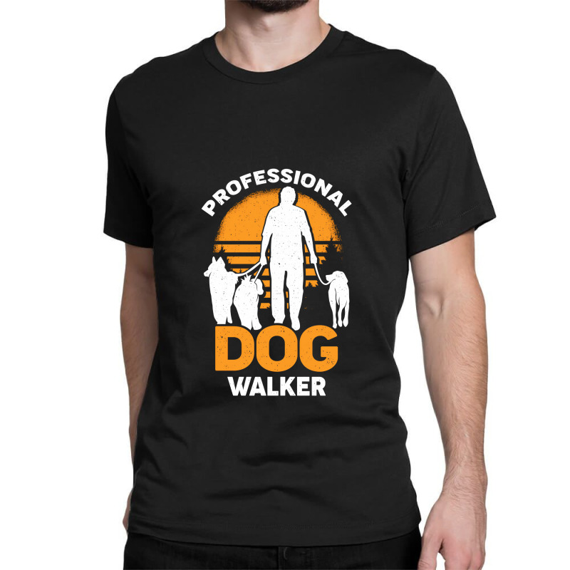 Professional Dog Walker Pet Sitter Gift Classic T-shirt | Artistshot