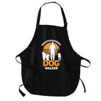 Professional Dog Walker Pet Sitter Gift Medium-length Apron | Artistshot