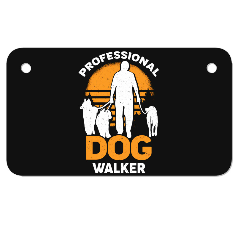 Professional Dog Walker Pet Sitter Gift Motorcycle License Plate | Artistshot