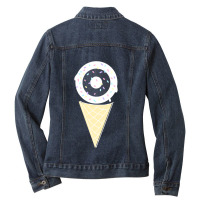 Target Team Member Summer Icecream Ladies Denim Jacket | Artistshot