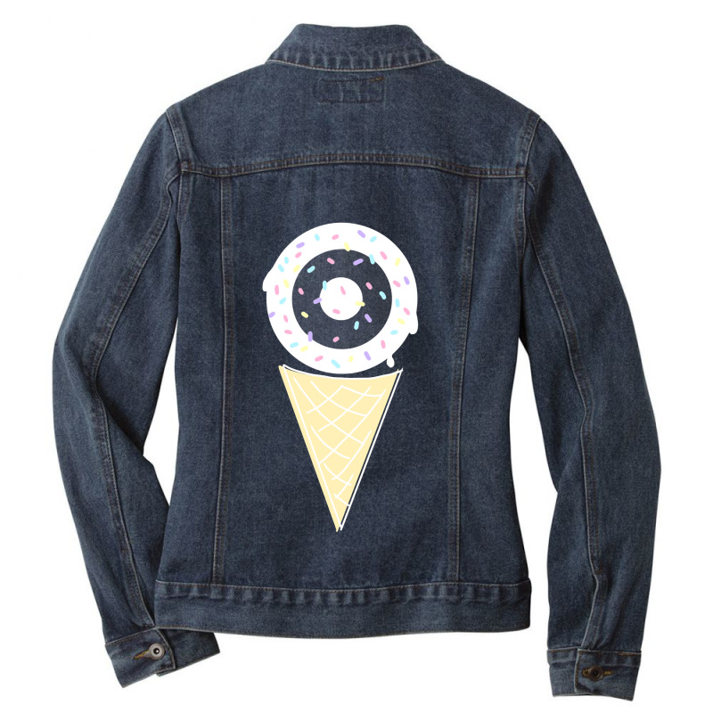 Target Team Member Summer Icecream Ladies Denim Jacket by SusanLynnHartmann | Artistshot