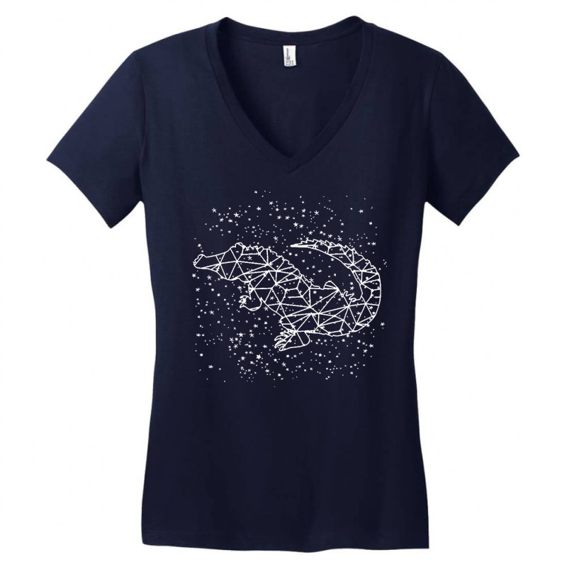 Crocodile T  Shirt Crocodile Zodiac Symbol Astrological Sign Horoscope Women's V-Neck T-Shirt by vbotsford165 | Artistshot