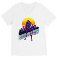 Apex Legends  Revenant 80s Retro Classic V-neck Tee | Artistshot