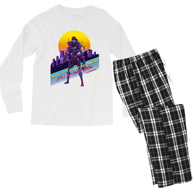 Apex Legends  Revenant 80s Retro Classic Men's Long Sleeve Pajama Set by bevzaouamarx | Artistshot