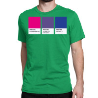 Lgbt Color Pantone Pallete Bisexual Community Design Classic Classic T-shirt | Artistshot