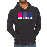 Lgbt Color Pantone Pallete Bisexual Community Design Classic Vintage Hoodie | Artistshot