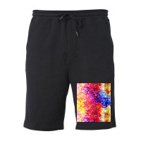 Image Of Metallic Colorful Sequins Lookdisco Ball Image Glitterpattern Fleece Short | Artistshot