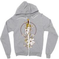 Petals On The Burial Mounds Zipper Hoodie | Artistshot