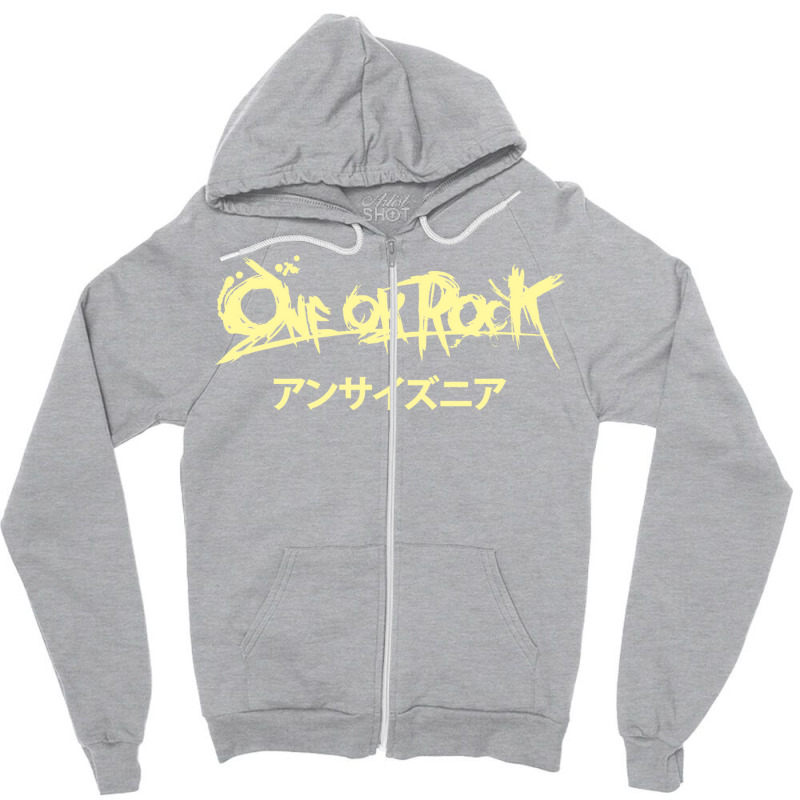 One Ok Rock Tulisan Japan Zipper Hoodie by deifiizukam | Artistshot