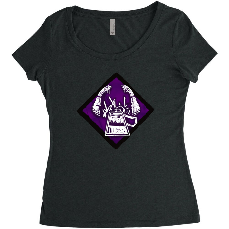 No Way Out Hq Diamond Perk Inspired Splash Art Women's Triblend Scoop T-shirt | Artistshot