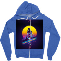 Apex Legends  Ash  80s Retro Sleeveless Top Zipper Hoodie | Artistshot