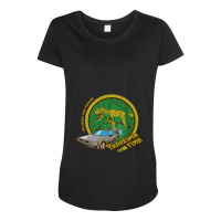 Travel In Time Maternity Scoop Neck T-shirt | Artistshot