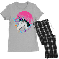 80s Unicorn Retro Gift  Vintage Magical Horse Women's Pajamas Set | Artistshot