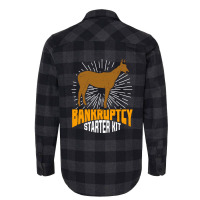 Bankruptcy Starter Kit Funny Horse Owner Gift Flannel Shirt | Artistshot