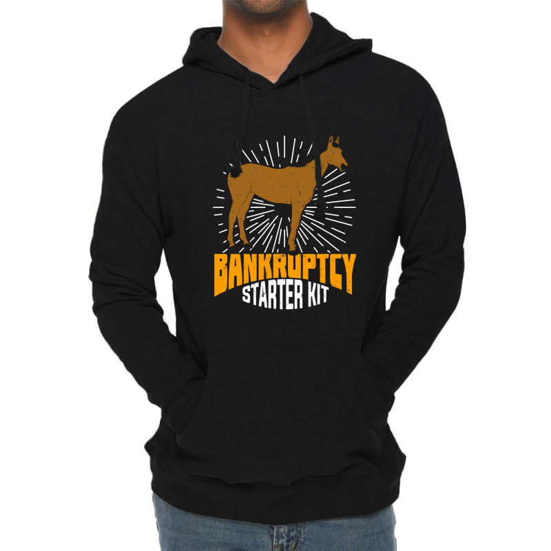 Bankruptcy Starter Kit Funny Horse Owner Gift Lightweight Hoodie | Artistshot