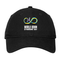 World Down Syndrome Day Awareness Infinity Symbol Socks Down T Shirt Adjustable Cap | Artistshot