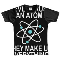 Limited Edition Never Trust An Atom They Make Up Everything Science Te Graphic Youth T-shirt | Artistshot