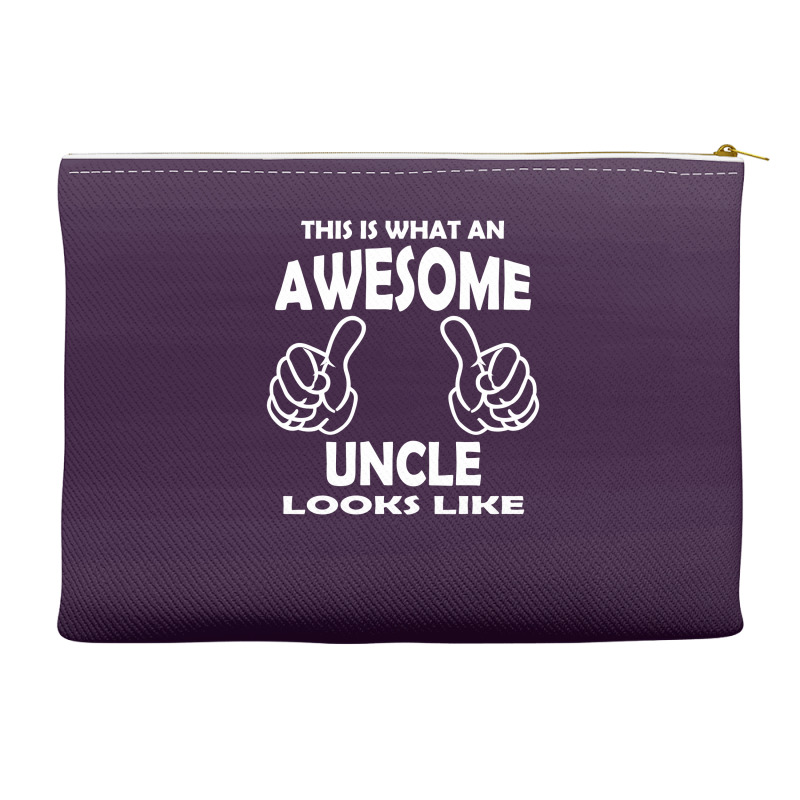 Awesome Uncle Looks Like Accessory Pouches | Artistshot