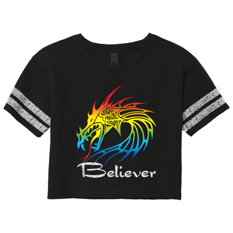 Trending Dragon Believer Imagine This Gift For Dragon Fans (2) Scorecard Crop Tee by femalesbaubles | Artistshot