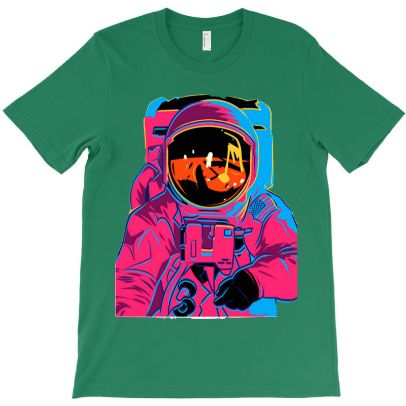 Trippy Rainbow Astronaut T-Shirt by kammilsarpon | Artistshot