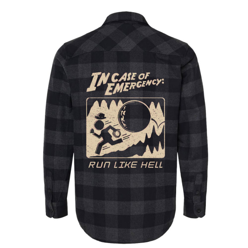 Indy Case Of Emergency Music Vintage Flannel Shirt | Artistshot