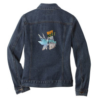 Buy Nft You Feel More Alive Ladies Denim Jacket | Artistshot