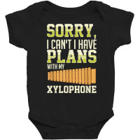 Xylophone Music Instrument Notes Player Glockenspiel T Shirt Baby Bodysuit | Artistshot