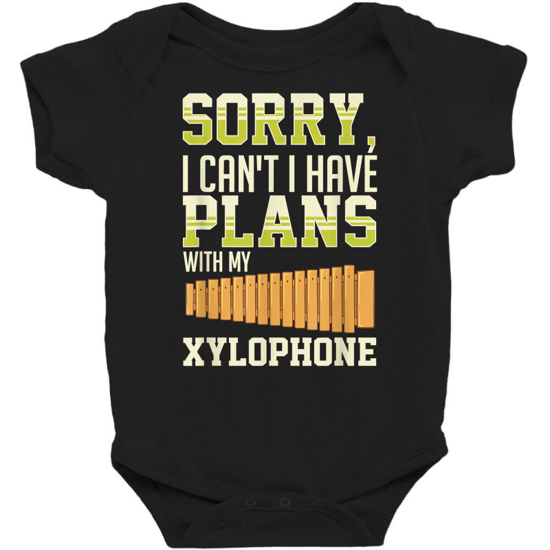 Xylophone Music Instrument Notes Player Glockenspiel T Shirt Baby Bodysuit by noelenedh2mar | Artistshot