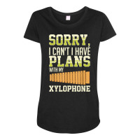 Xylophone Music Instrument Notes Player Glockenspiel T Shirt Maternity Scoop Neck T-shirt | Artistshot