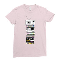 And Everybody Else Smiled Back Album Mixtapes Ladies Fitted T-shirt | Artistshot