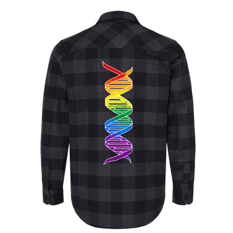 Rainbow Double Helix Classic Flannel Shirt | Artistshot