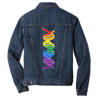 Rainbow Double Helix Classic Men Denim Jacket | Artistshot