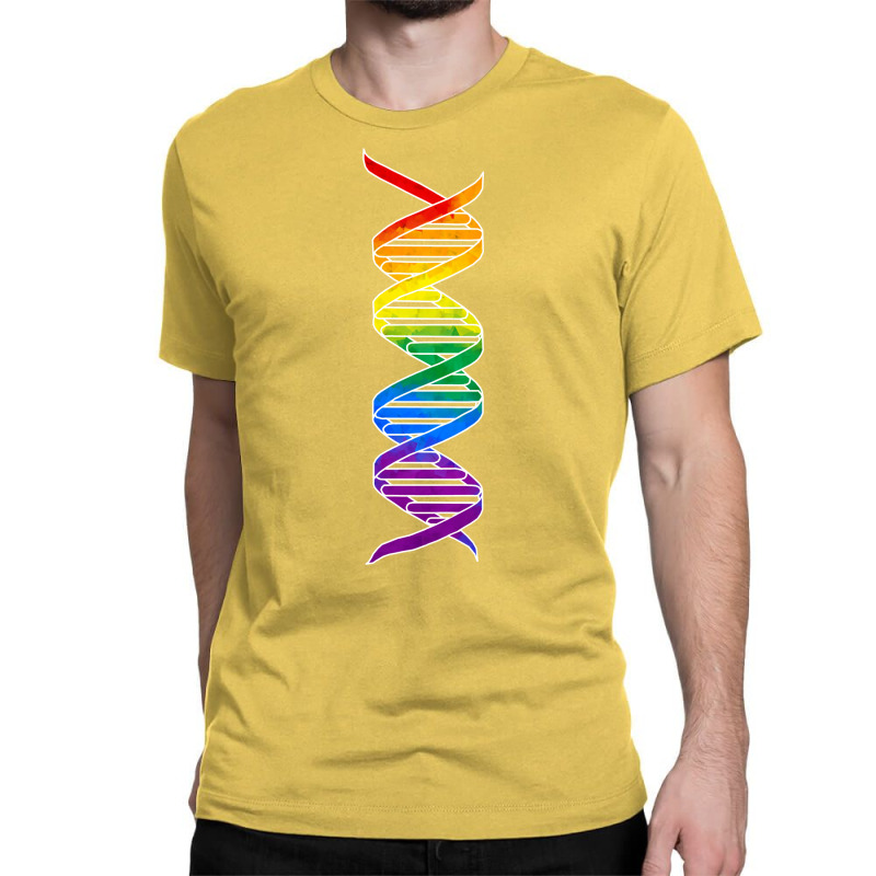 Rainbow Double Helix Classic Classic T-shirt | Artistshot