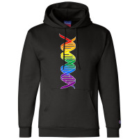 Rainbow Double Helix Classic Champion Hoodie | Artistshot