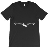 Funny Heartbeat Scuba Diving Lover Birthday Gift Idea Scuba Diver Nurs T-shirt | Artistshot