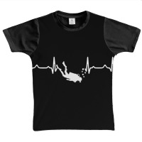 Funny Heartbeat Scuba Diving Lover Birthday Gift Idea Scuba Diver Nurs Graphic Youth T-shirt | Artistshot