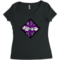 Power Struggle Hq Diamond Perk Inspired Splash Art Women's Triblend Scoop T-shirt | Artistshot