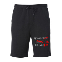 Romans Go Home (white) Classic Fleece Short | Artistshot