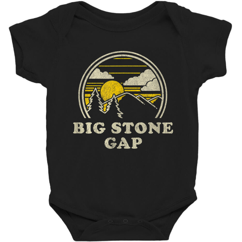 Big Stone Gap Virginia Va T Shirt Vintage Hiking Mountains Baby Bodysuit | Artistshot