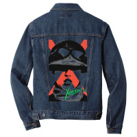 Une Lampe Naquit Men Denim Jacket | Artistshot