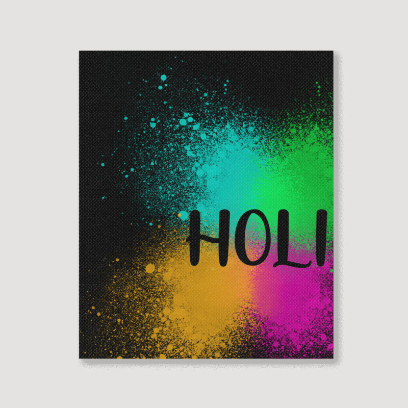 Holi Portrait Canvas Print | Artistshot