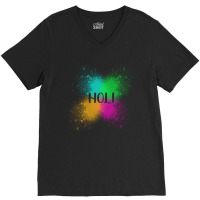 Holi V-neck Tee | Artistshot