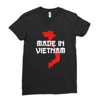 Made In Vietnam Vietnamese Language Funny Quote Ladies Fitted T-shirt | Artistshot